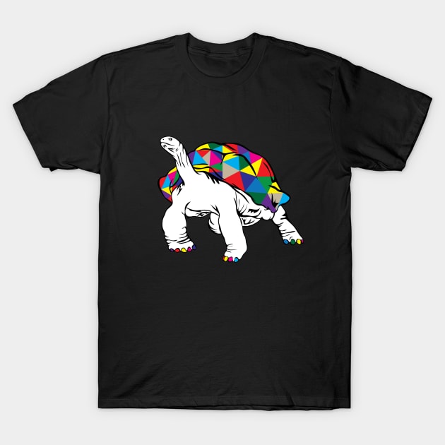 Rainbow Turtle T-Shirt by martinussumbaji